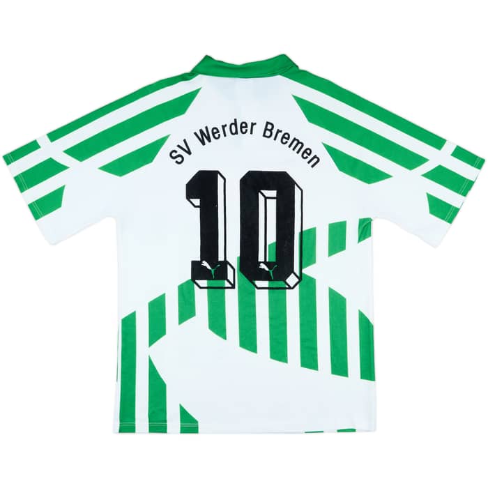 1994-95 Werder Bremen Match Issue Home Shirt #10