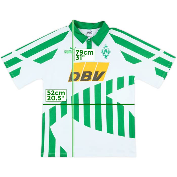 1994-95 Werder Bremen Match Issue Home Shirt #10