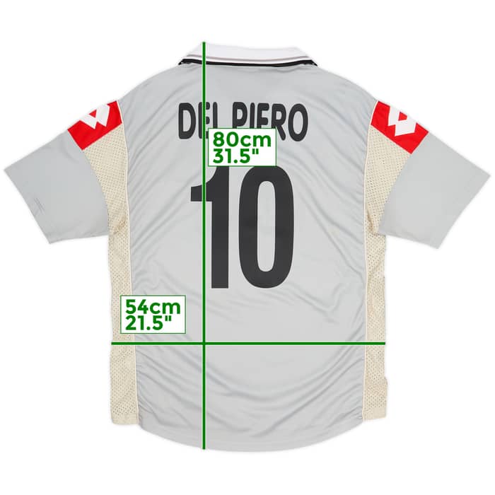 2000-01 Juventus Third Shirt Del Piero #10 - 6/10 - (L)