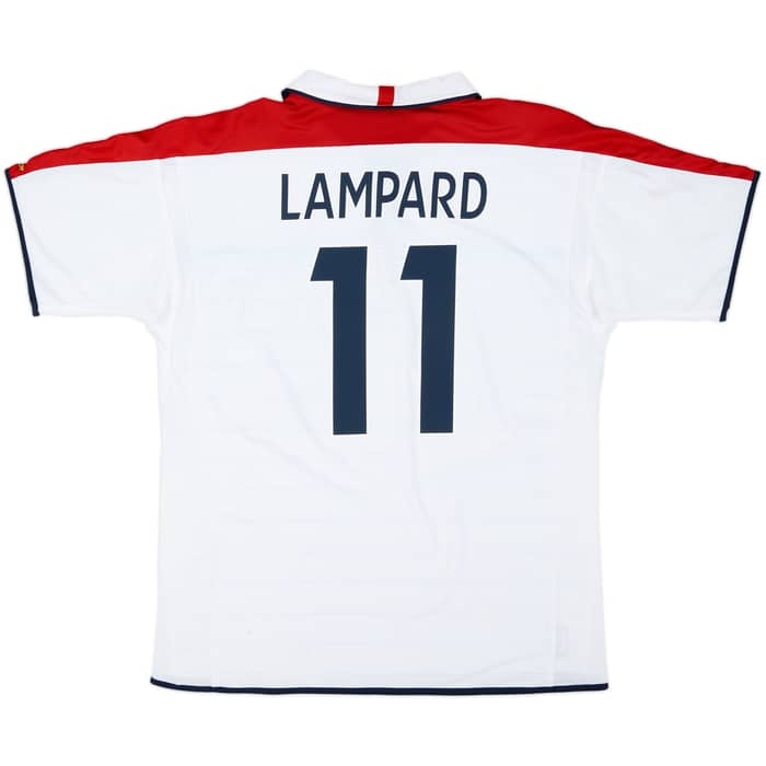 2003-05 England Home Shirt Lampard #11 - 7/10 - (XL)