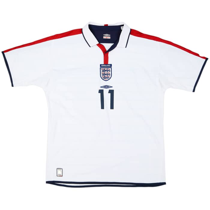 2003-05 England Home Shirt Lampard #11 - 7/10 - (XL)