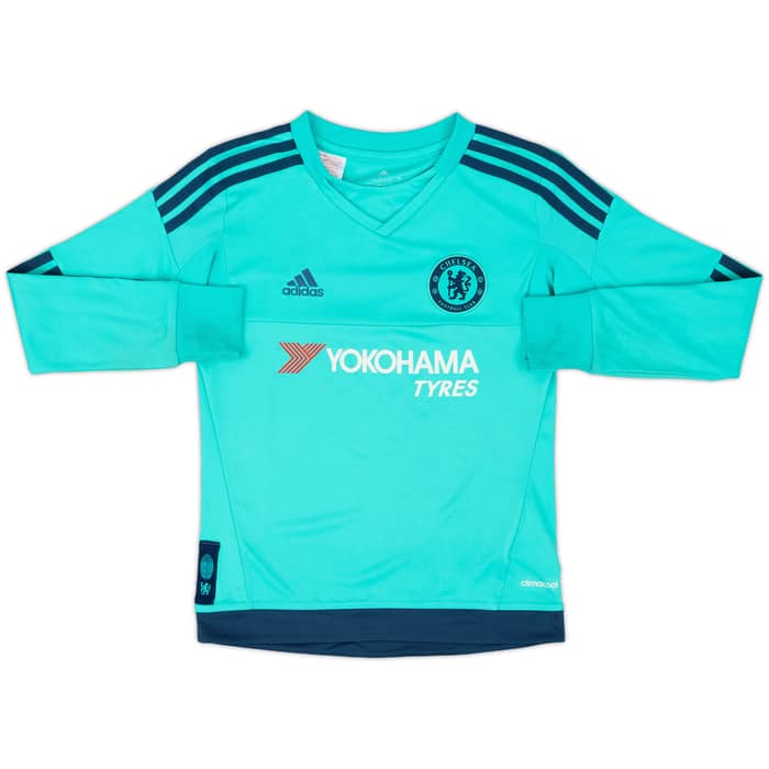 2015-16 Chelsea GK Shirt & Shorts - 6/10 - (S.Boys)