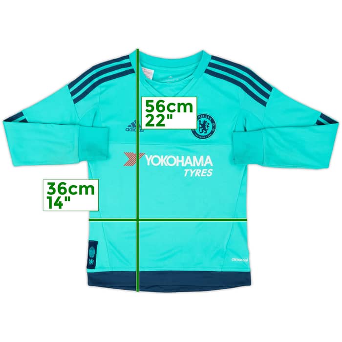 2015-16 Chelsea GK Shirt & Shorts - 6/10 - (S.Boys)