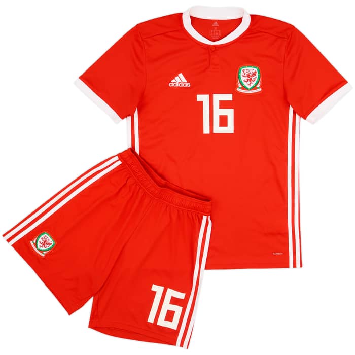 2016-17 Wales Home Shirt & Shorts #16 - 9/10 - (S)
