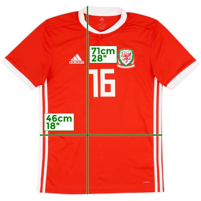 2016-17 Wales Home Shirt & Shorts #16 - 9/10 - (S)