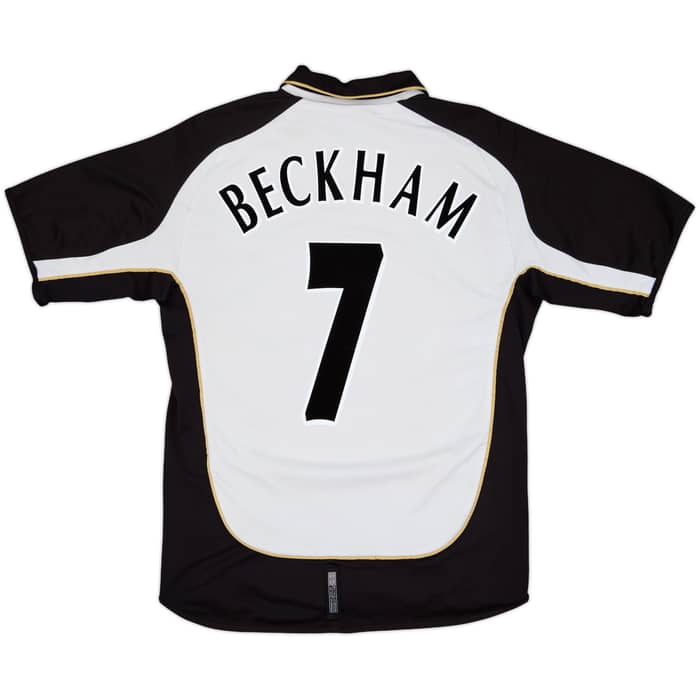 2001-02 Manchester United Centenary Away/Third Shirt Beckham #7 - 6/10 - (L)