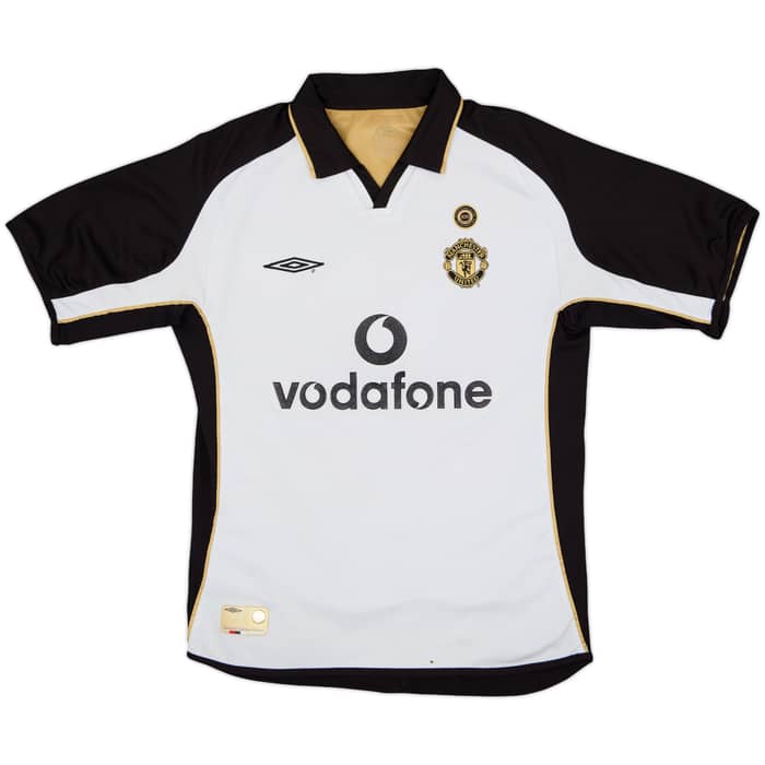 2001-02 Manchester United Centenary Away/Third Shirt Beckham #7 - 6/10 - (L)