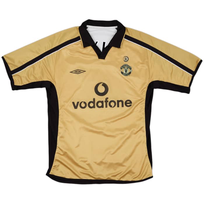 2001-02 Manchester United Centenary Away/Third Shirt Beckham #7 - 6/10 - (L)