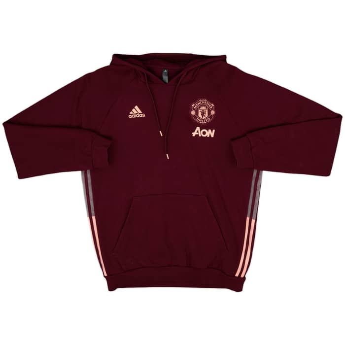 2020-21 Manchester United adidas Hooded Top - 10/10 - (L)