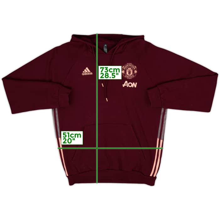 2020-21 Manchester United adidas Hooded Top - 10/10 - (L)