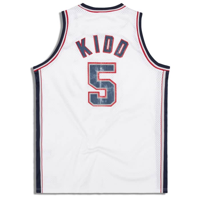 2001-04 New Jersey Nets Kidd #5 Nike Swingman Jersey (Home) XXL