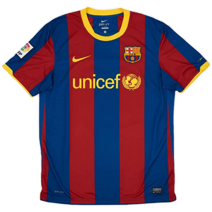 2010-11 Barcelona Home Shirt Messi #10 - 9/10 - (L)