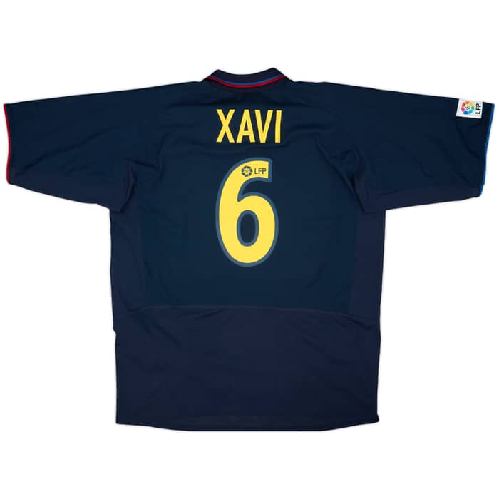 2002-03 Barcelona Player Issue Away Shirt Xavi #6 - 8/10 - (XXL)