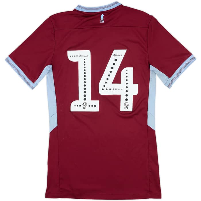 2018-19 Aston Villa Match Issue Home Shirt #14