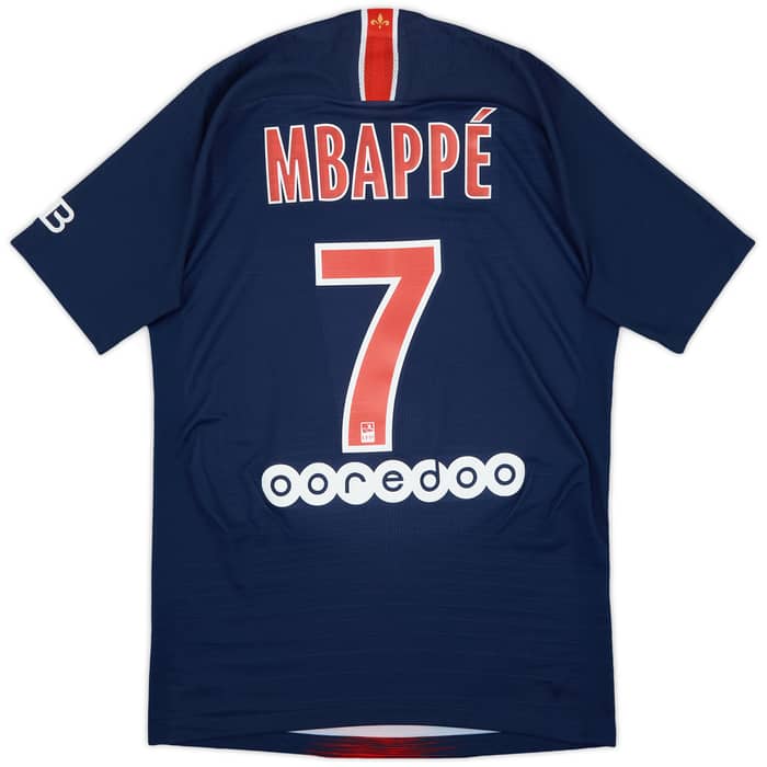 2018-19 Paris Saint-Germain Authentic Home Shirt Mbappé #7 - 9/10 - (S)