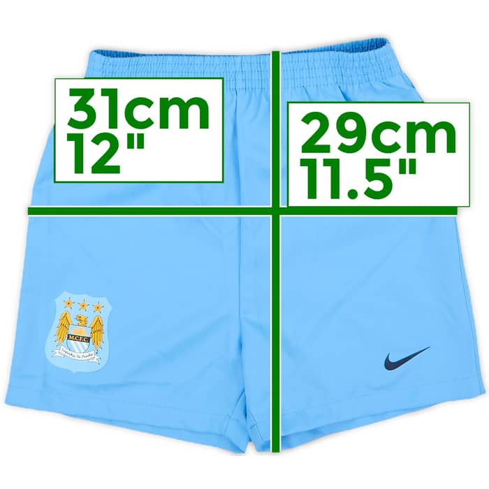 2014-15 Manchester City Home Shorts - 10/10 - (2-3 Years)