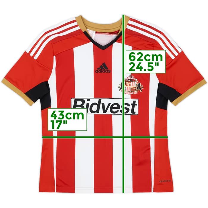 2014-15 Sunderland Home Shirt - 6/10 - (XL.Boys)
