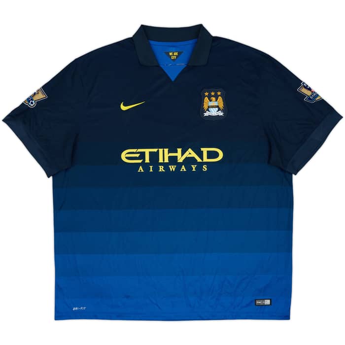 2014-15 Manchester City Away Shirt Champions #14 - 10/10 - (3XL)
