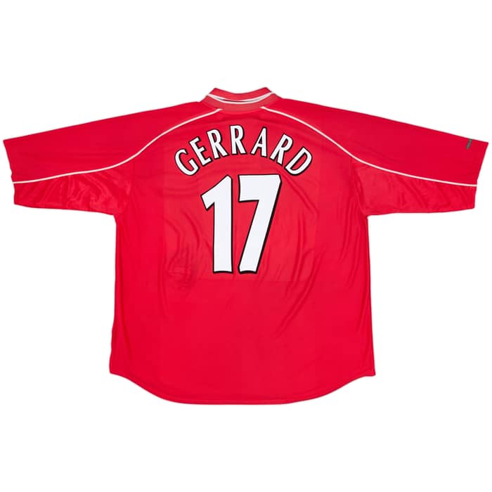 2000-02 Liverpool Camiseta Local Gerrard #17 - 5/10 - (XXL)