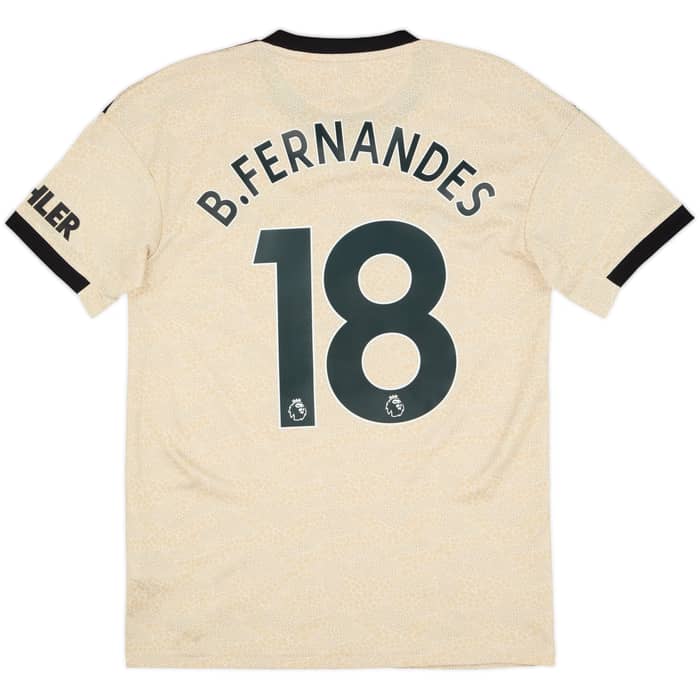 2019-20 Manchester United Away Shirt B.Fernandes #18 - 8/10 - (S)