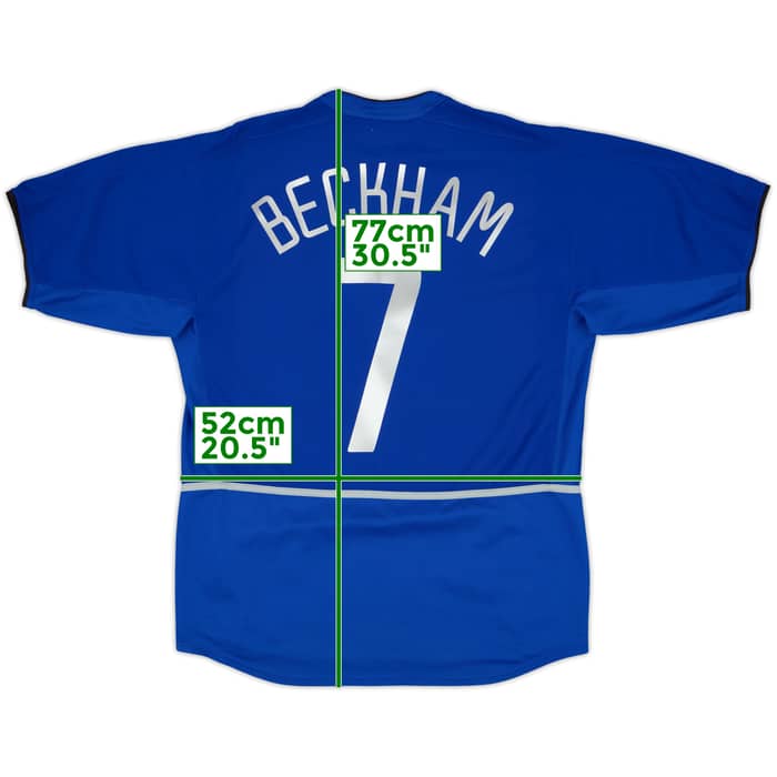 2002-03 Manchester United Third Shirt Beckham #7 - 6/10 - (L)