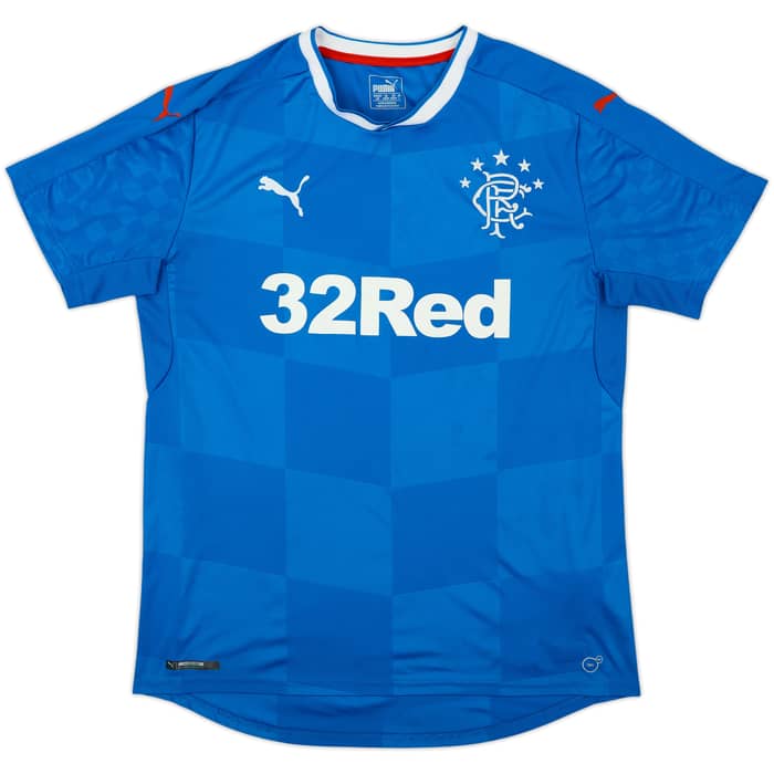 2016-18 Rangers Home Shirt - 8/10 - (L)