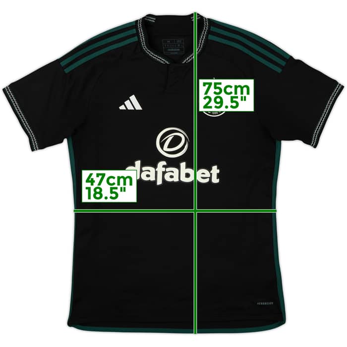 2023-24 Celtic Away Shirt - 8/10 - (M)