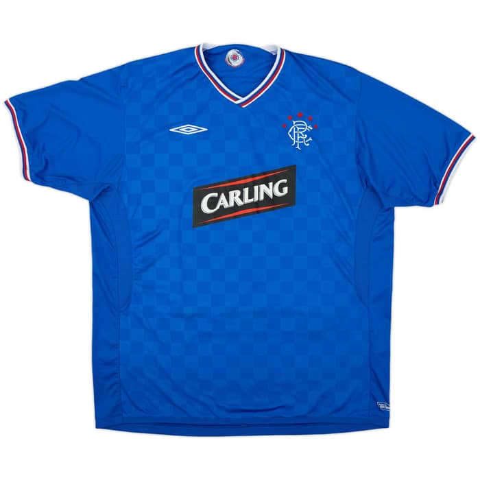 2009-10 Rangers Home Shirt - 7/10 - (XL)