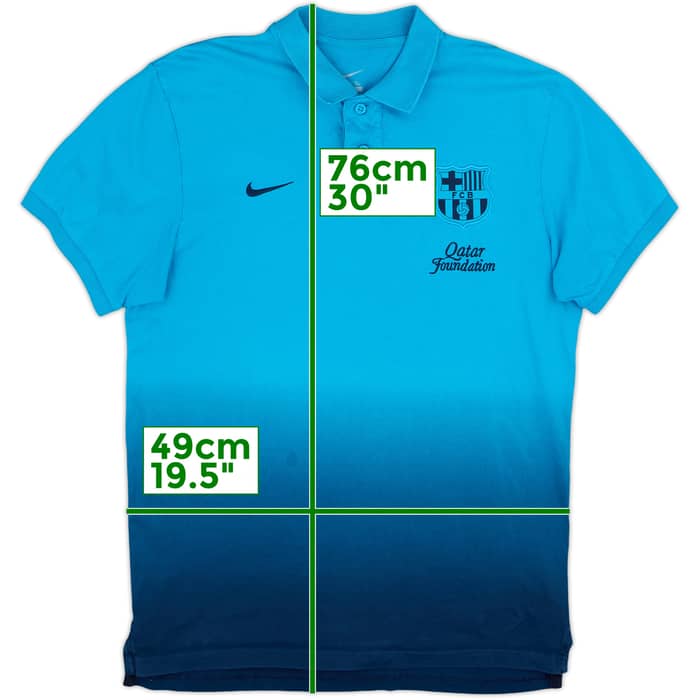2012-13 Barcelona Nike Polo Shirt - 6/10 - (L)
