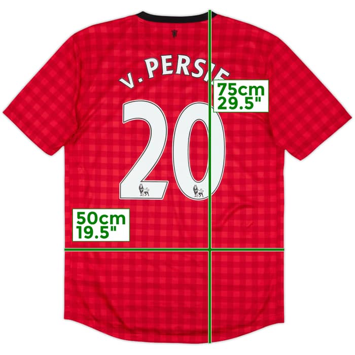 2012-13 Manchester United Home Shirt V.Persie #20 - 7/10 - (M)