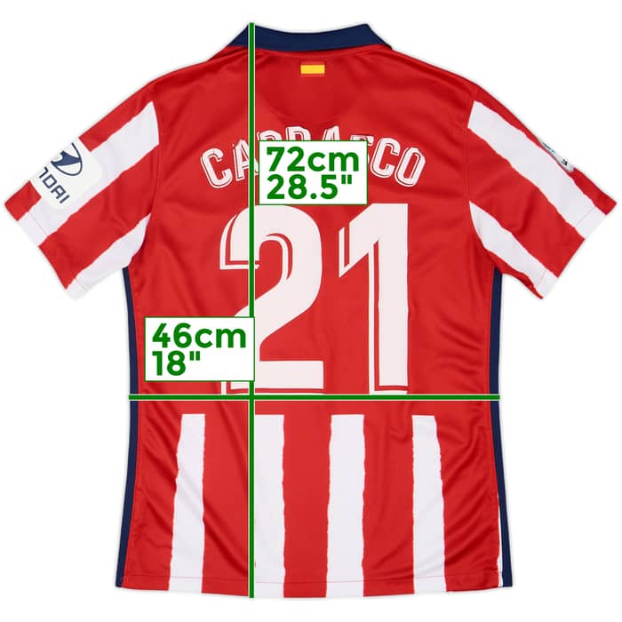 2020-21 Atletico Madrid Home Shirt Carrasco #21 - 4/10 - (M)