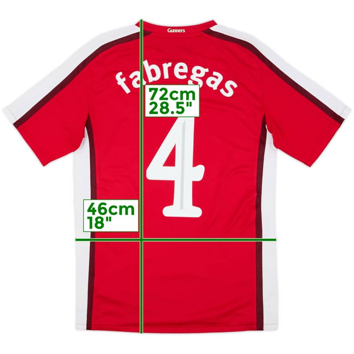 2008-10 Arsenal Home Shirt Fabregas #4 - 7/10 - (S)