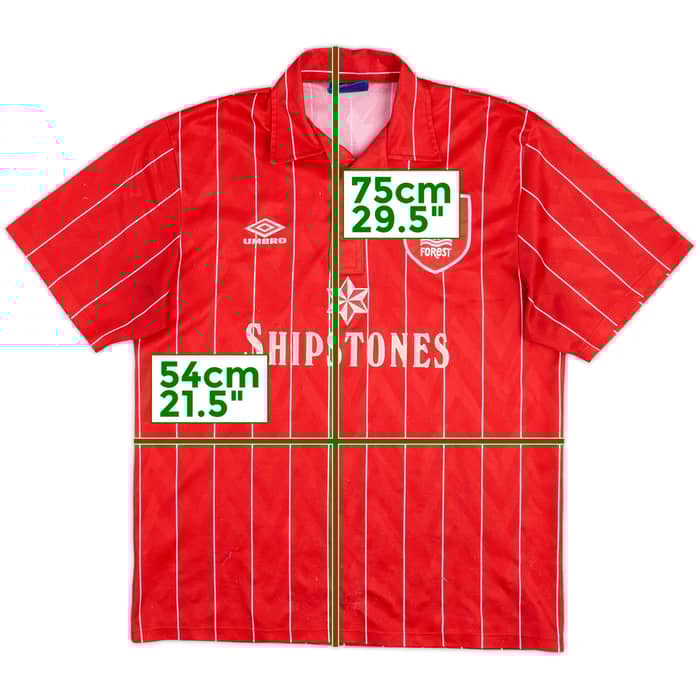 1992-94 Nottingham Forest Home Shirt - 8/10 - (L)