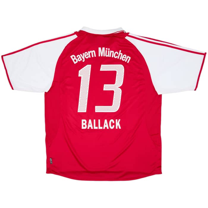 2004-05 Bayern Munich Home Shirt Ballack #13 - 8/10 - (XL)