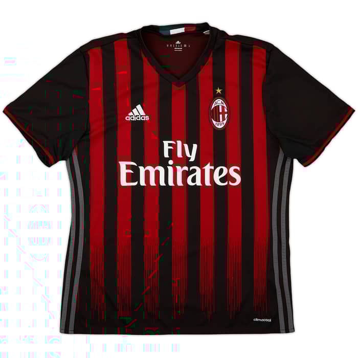 Camiseta de local del AC Milan 2016-17 - 9/10 - (M)