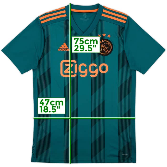 2019-20 Ajax Visitante Camiseta - 8/10 - (M)