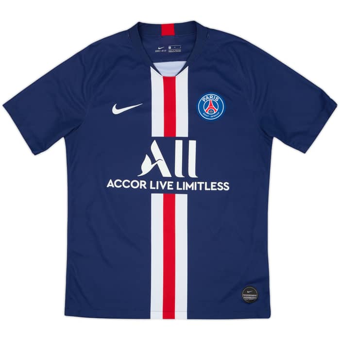 2019-20 Paris Saint-Germain Home Shirt Mbappe #7 - 9/10 - (M)