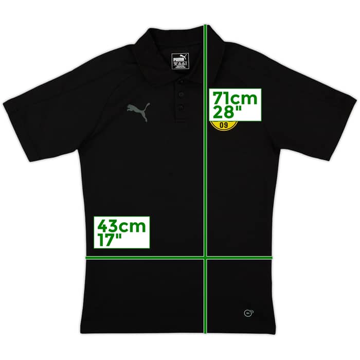 2017-18 Borussia Dortmund Puma Polo - 8/10 - (M)