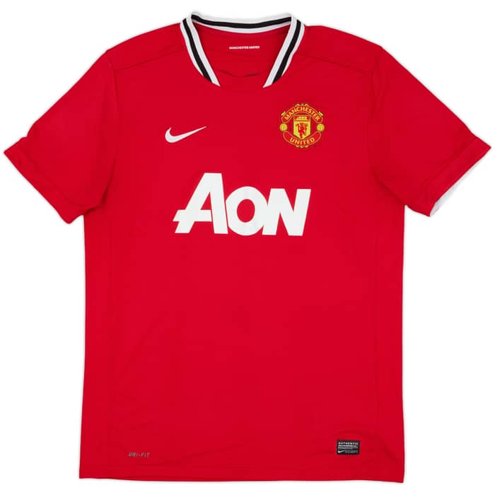 2010-11 Manchester United Home Shirt J.S.Park #13 - 7/10 - (L)