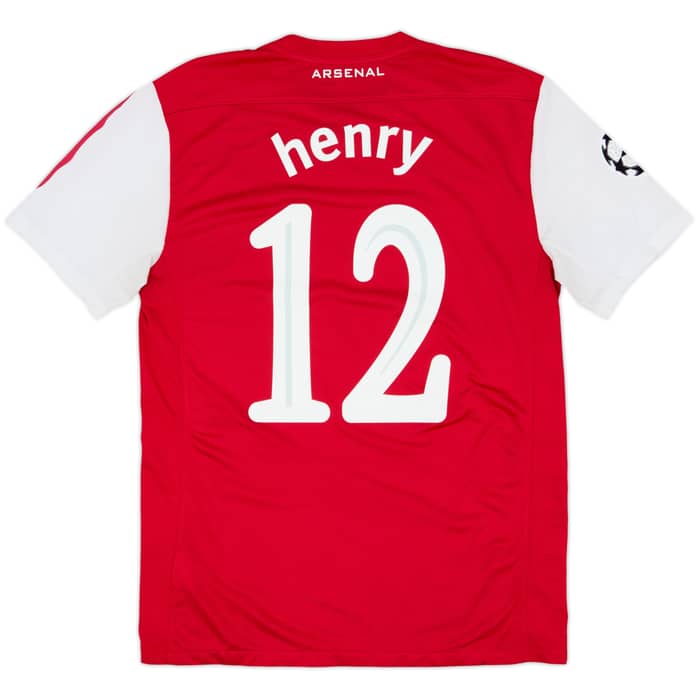 2011-12 Arsenal Home Shirt Henry #12 - 7/10 - (M)