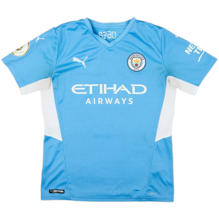 Camiseta de local del Manchester City 2021-22 Joao Cancelo #27 - 5/10 - (M)