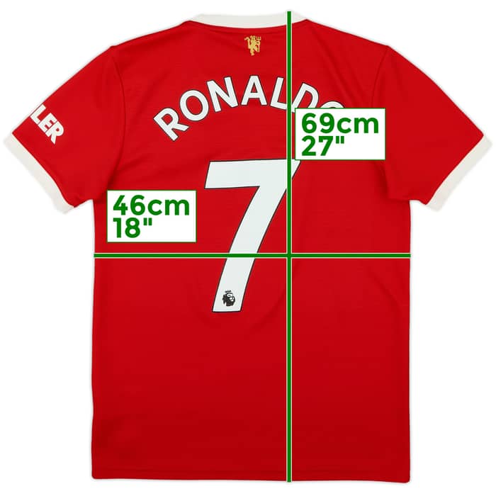 2021-22 Manchester United Camiseta de local Ronaldo #7 - 8/10 - (S)