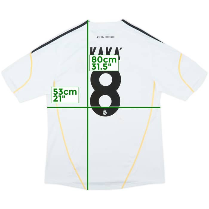 2009-10 Real Madrid Camiseta de local Kaka #8 - 6/10 - (L)