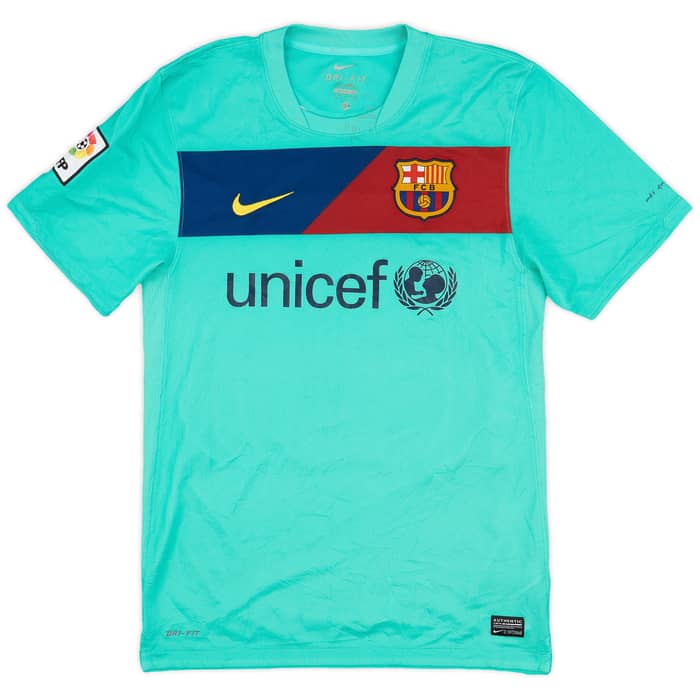 2010-11 Barcelona Away Shirt Messi #10 - 5/10 - (S)