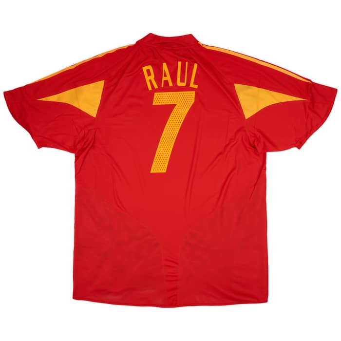 2004-06 Spain Home Shirt Raul #7 (XL)