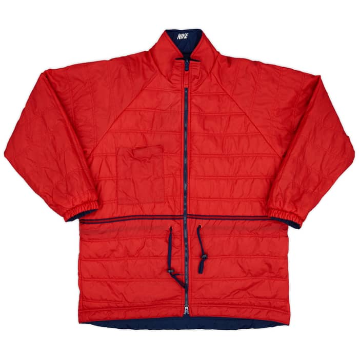 1998-99 Arsenal Nike Reversible Padded Bench Coat - 9/10 - (XL)