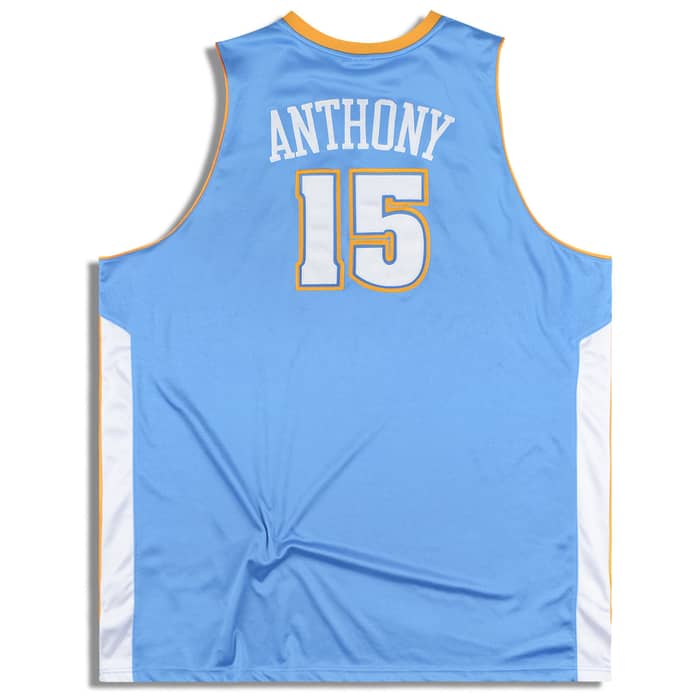 2003-06 Authentic Denver Nuggets Anthony #15 Reebok Jersey (Away) 4XL