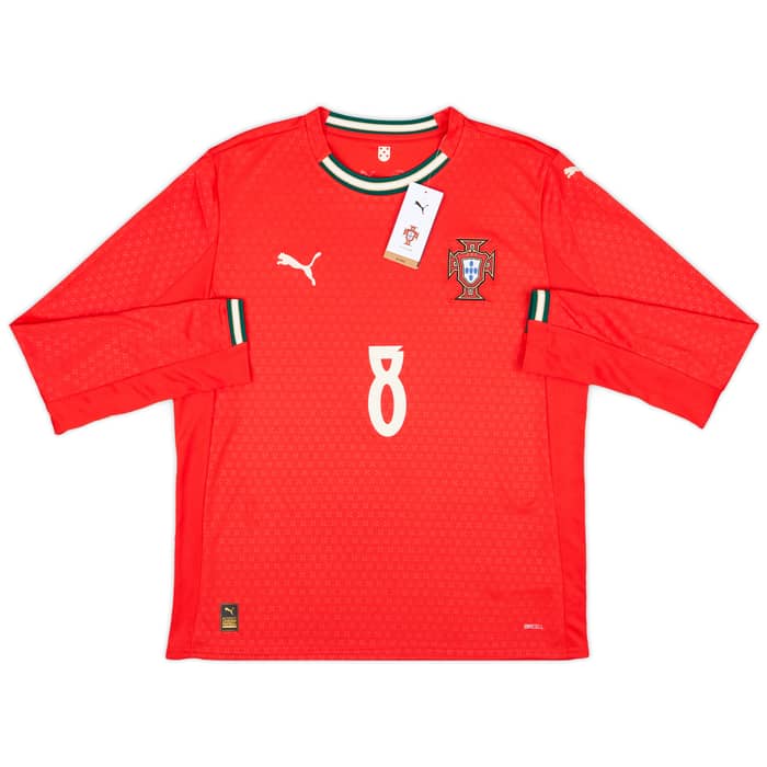2025-26 Portugal Home L/S Shirt B.Fernandes #8