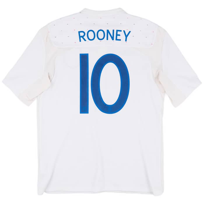 2010-11 England Home Shirt Rooney #10 - 7/10 - (L)