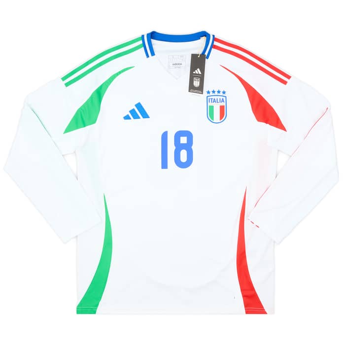 2024-25 Italy Away L/S Shirt Barella #18